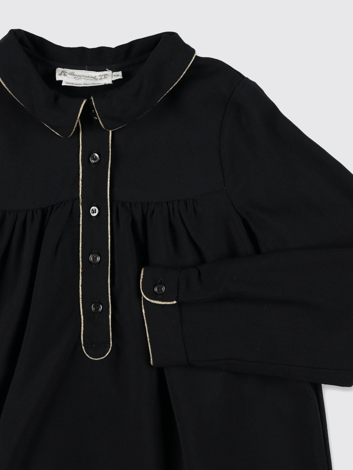BONPOINT DRESS: Dress kids Bonpoint, Black - Img 3