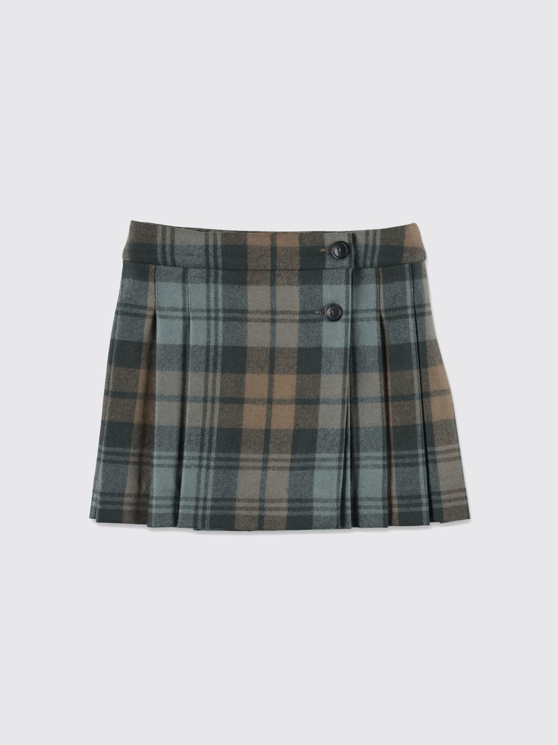 BONPOINT SKIRT: Skirt kids Bonpoint, Grey - Img 1