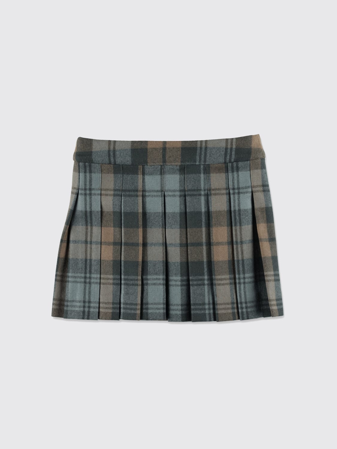 BONPOINT SKIRT: Skirt kids Bonpoint, Grey - Img 2