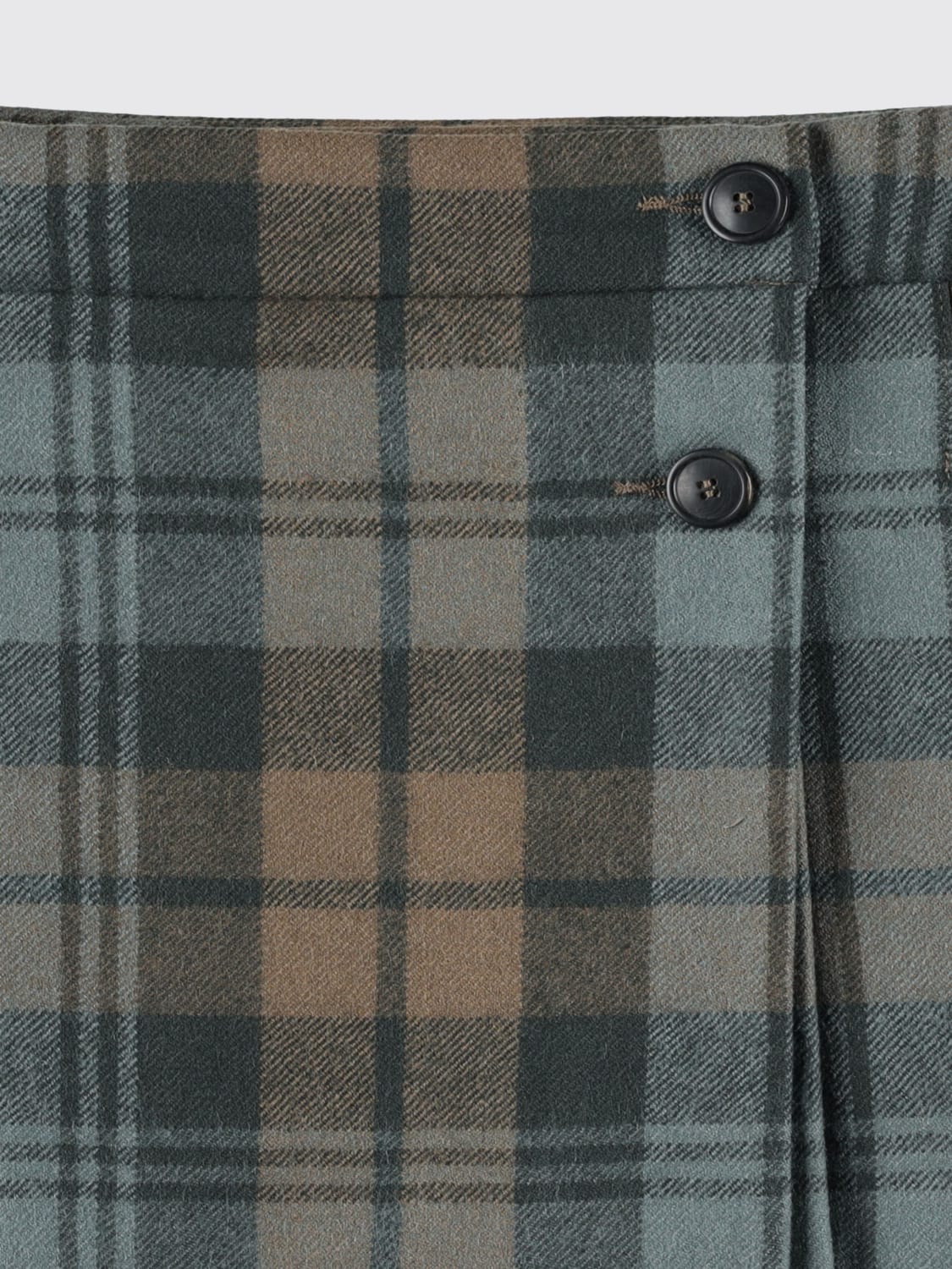 BONPOINT SKIRT: Skirt kids Bonpoint, Grey - Img 3