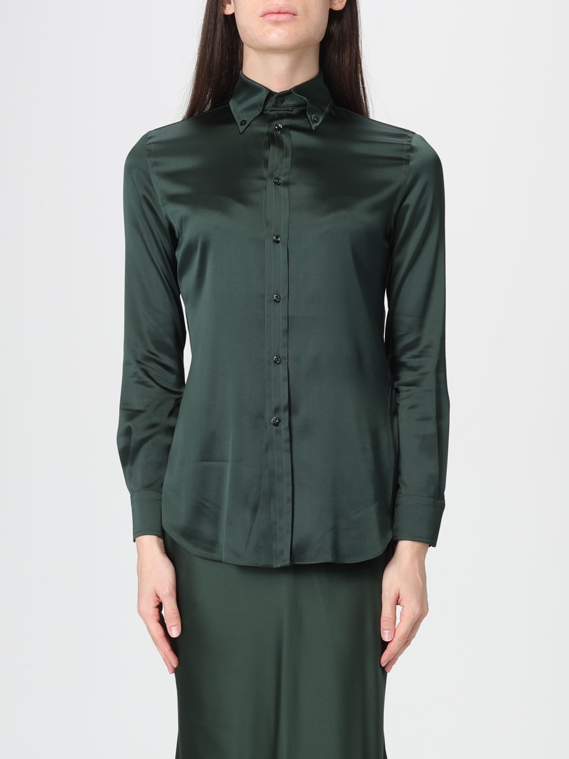 RALPH LAUREN CAMISA: Camisa mujer Ralph Lauren, Verde - Img 1