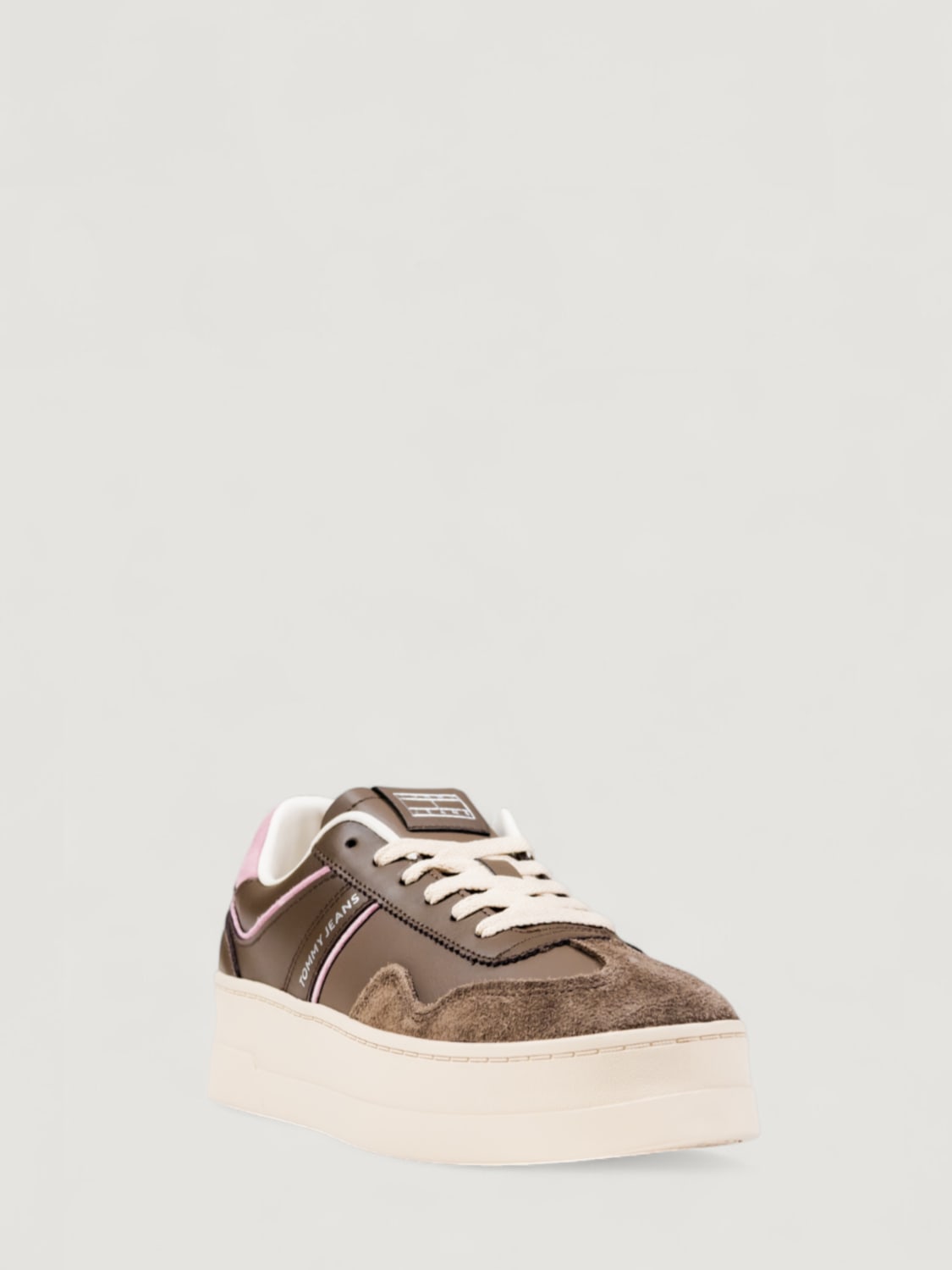 TOMMY JEANS SNEAKERS: Sneakers woman Tommy Jeans, Brown - Img 2