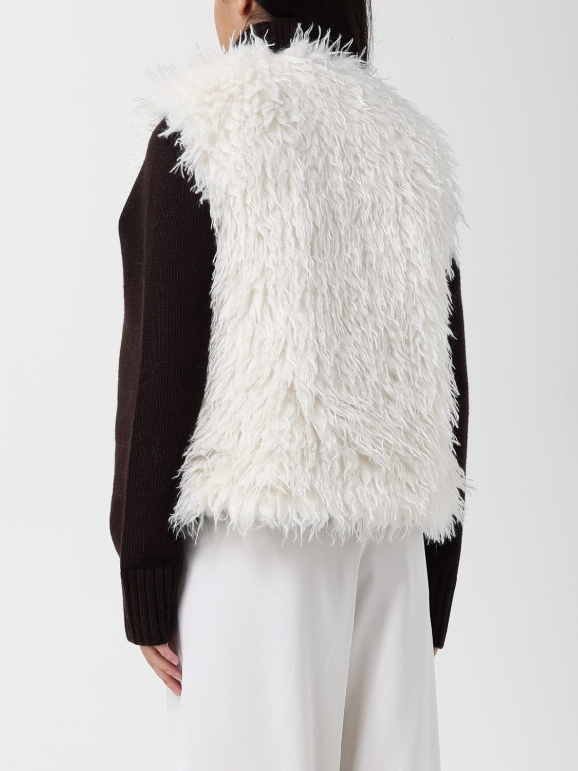 MICHAEL KORS FUR COAT: Coat woman Michael Kors, White - Img 2