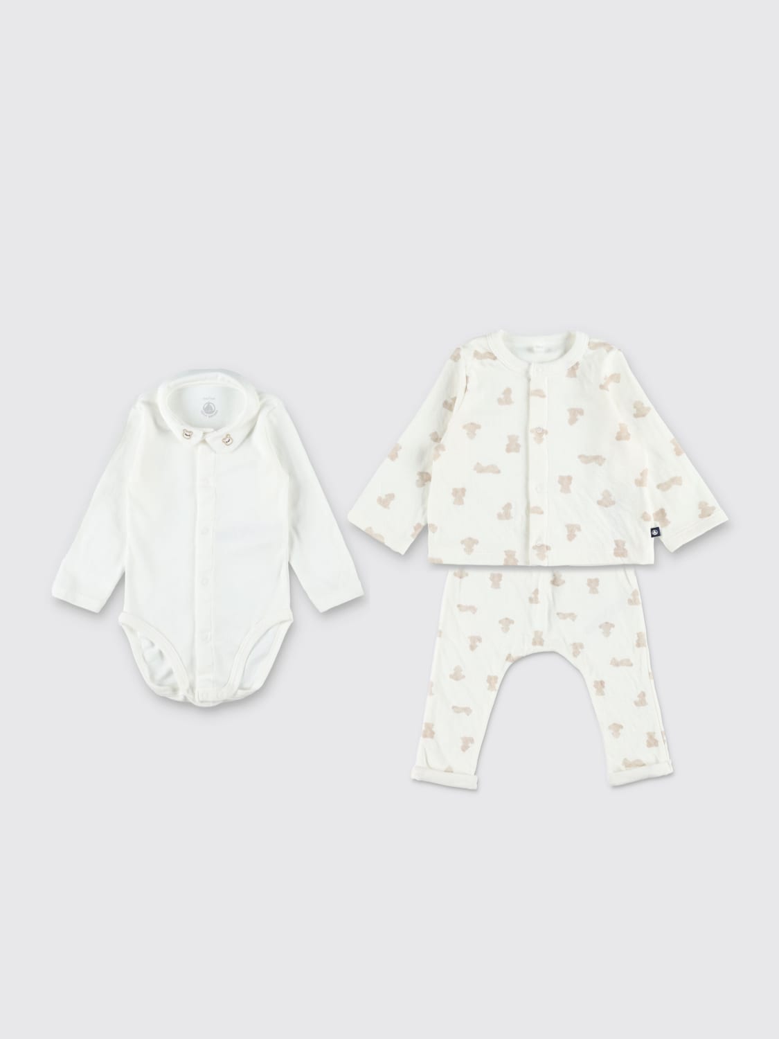 PETIT BATEAU JUMPSUIT: Separates kids Petit Bateau, White - Img 1