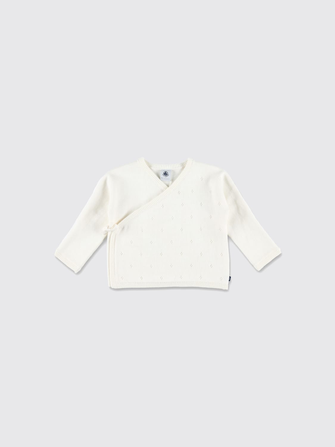 PETIT BATEAU SWEATER: Sweater kids Petit Bateau, White - Img 1