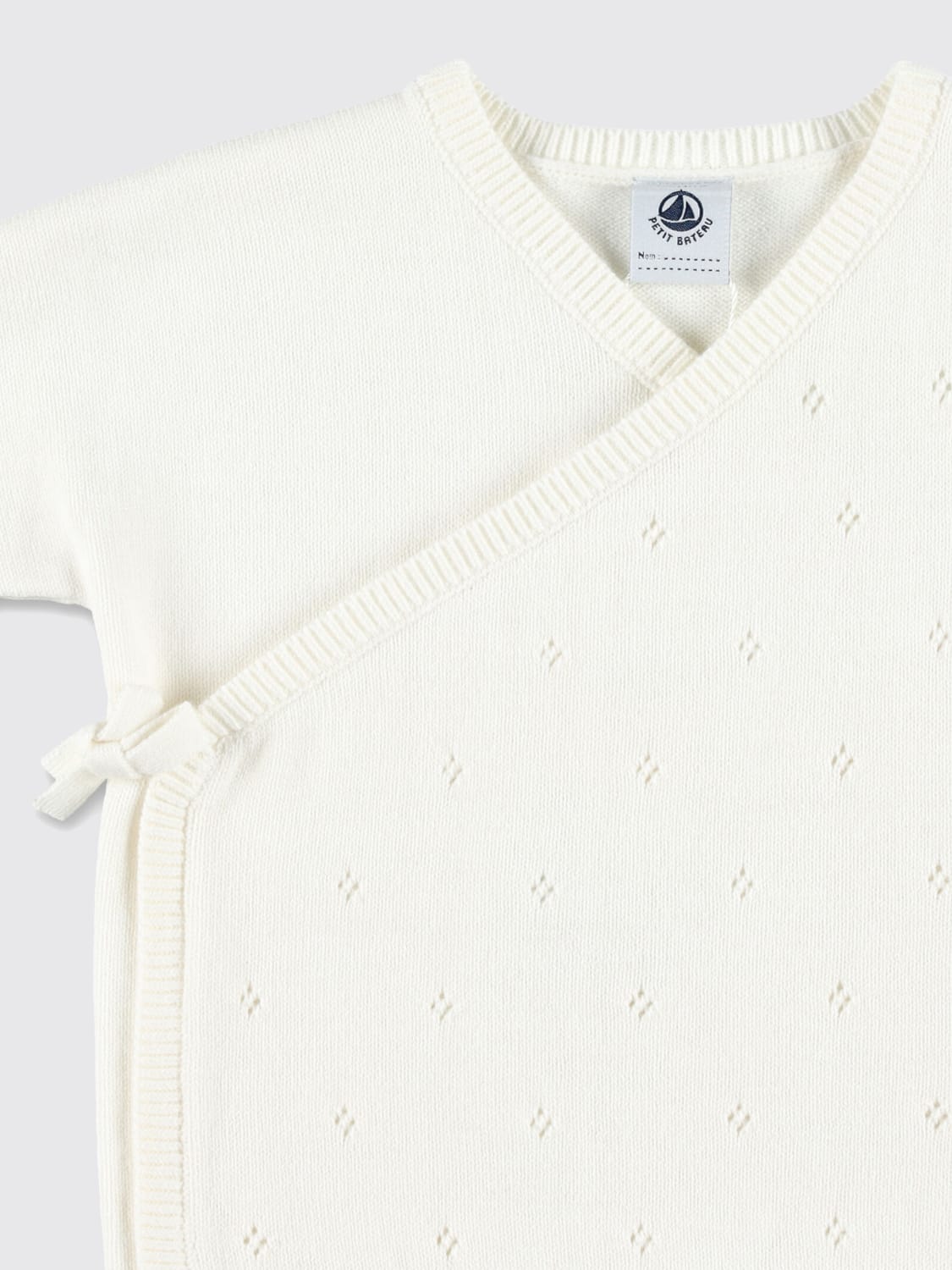 PETIT BATEAU SWEATER: Sweater kids Petit Bateau, White - Img 3