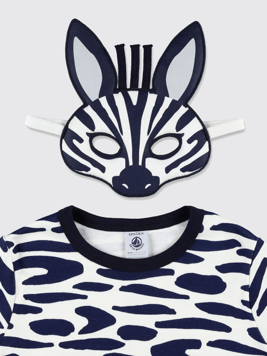 PETIT BATEAU CLOTHING SET: Pajamas kids Petit Bateau, White - Img 4