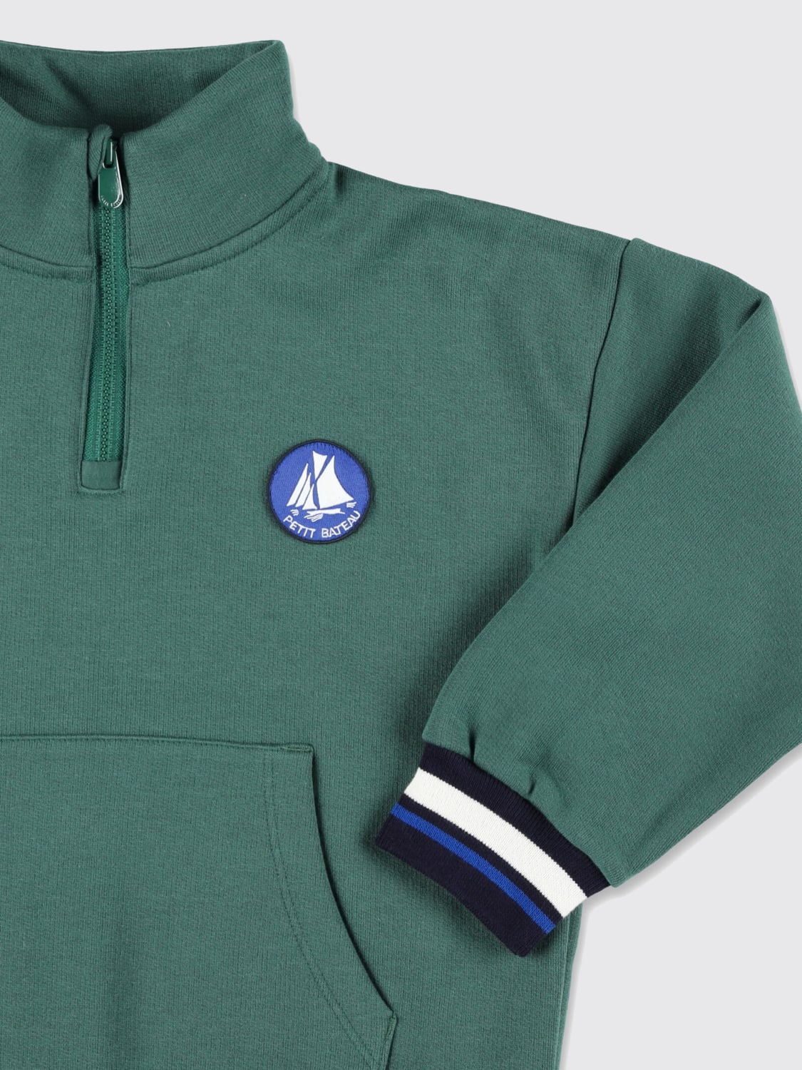 PETIT BATEAU SWEATER: Sweater kids Petit Bateau, Green - Img 3