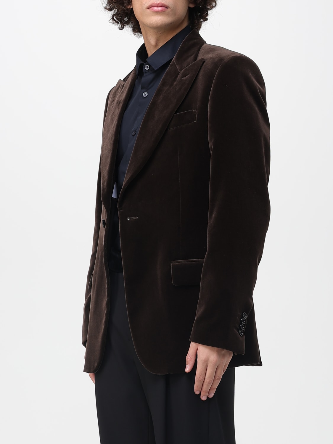 LARDINI CHAQUETA: Chaqueta hombre Lardini, Marrón - Img 3