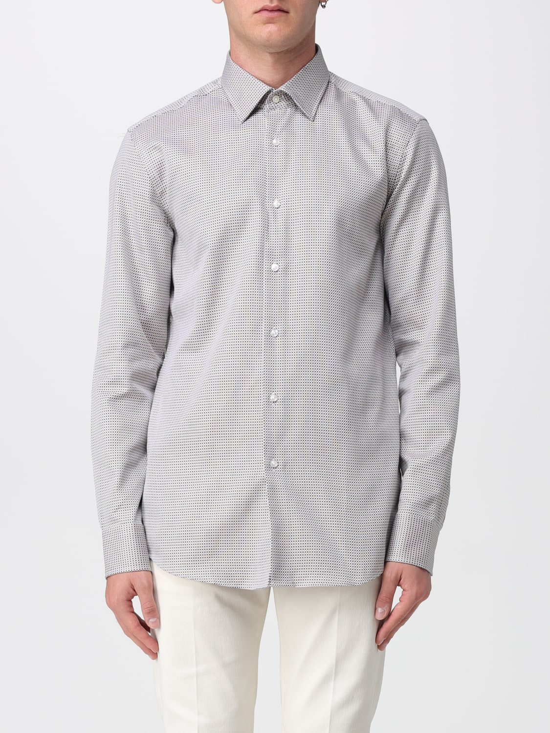 BOSS SHIRT: Shirt men Boss, Beige - Img 1