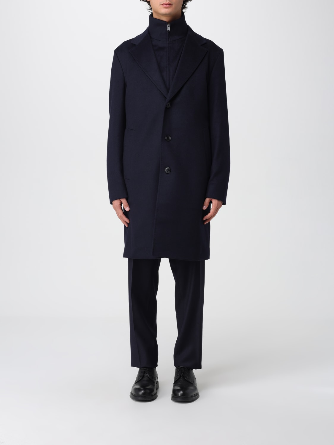 BOSS ABRIGO: Abrigo hombre Boss, Azul Oscuro - Img 1