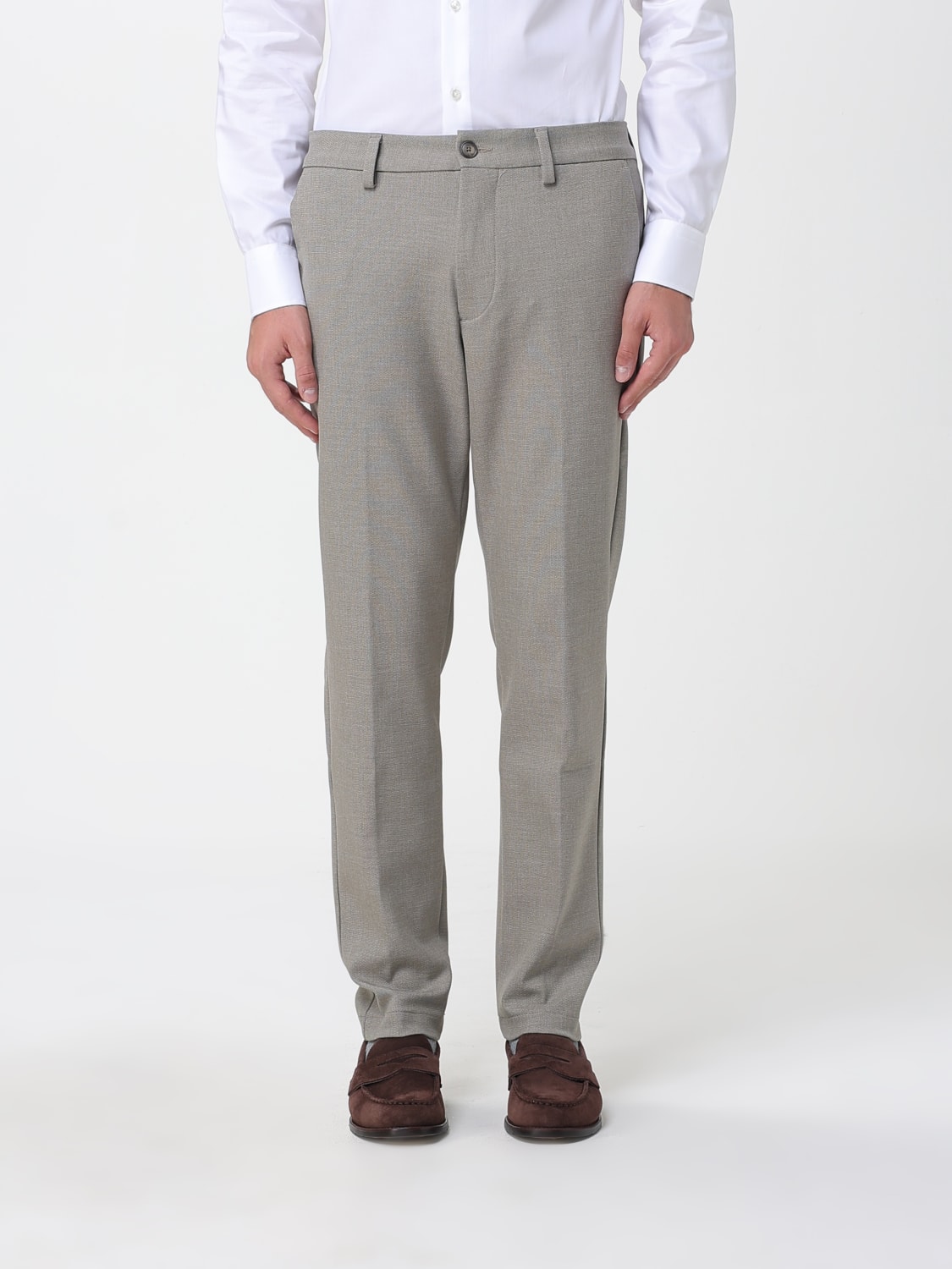 BOSS PANTALONI: Pantalone Boss in tessuto stretch , Verde - Img 1