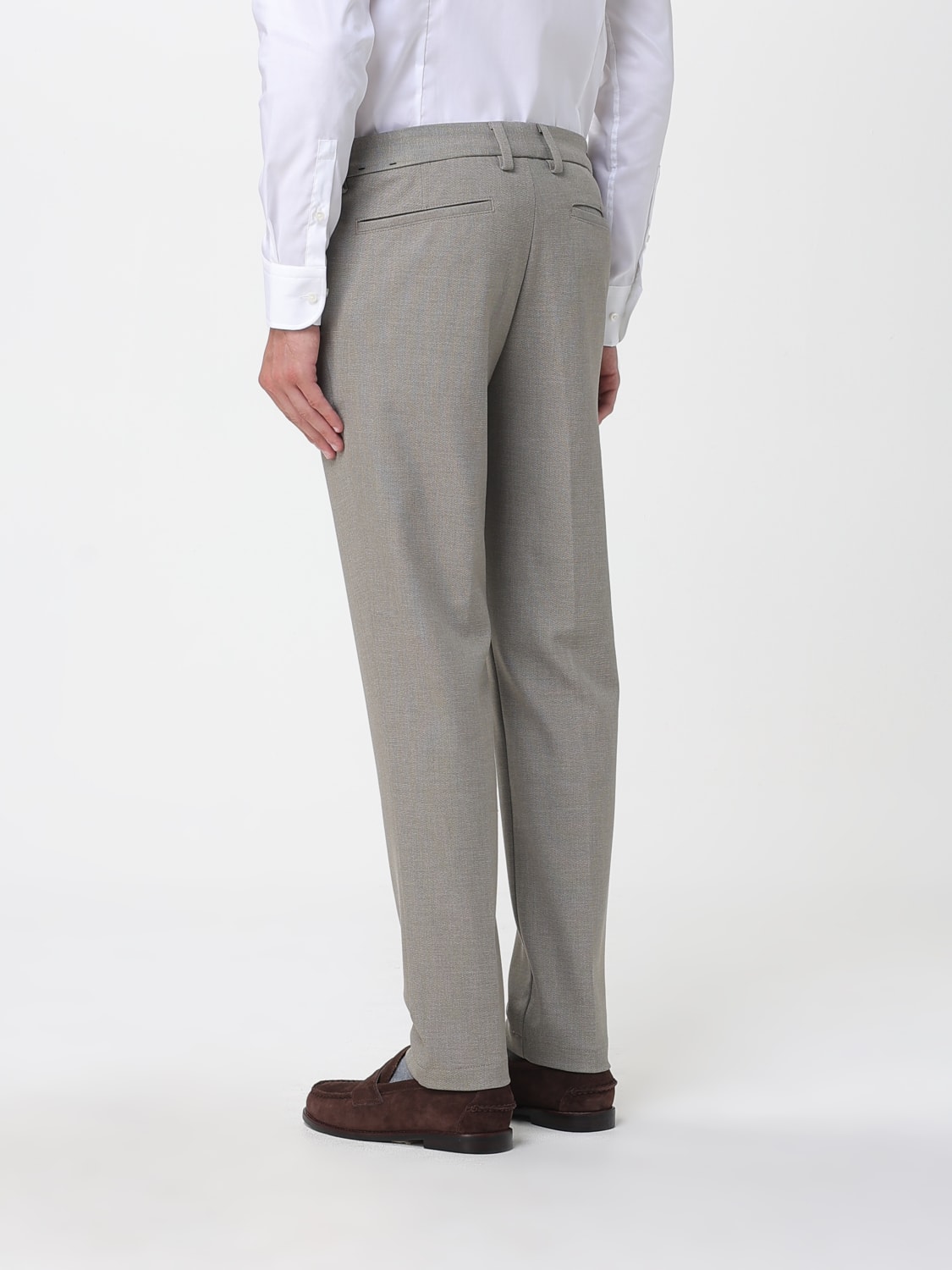 BOSS PANTALONI: Pantalone Boss in tessuto stretch , Verde - Img 2