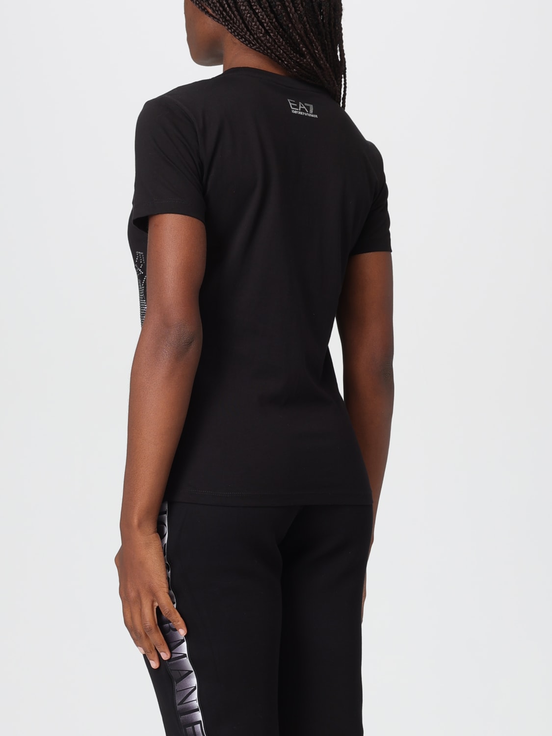 EA7 T-SHIRT: T-shirt damen Ea7, Schwarz - Img 2