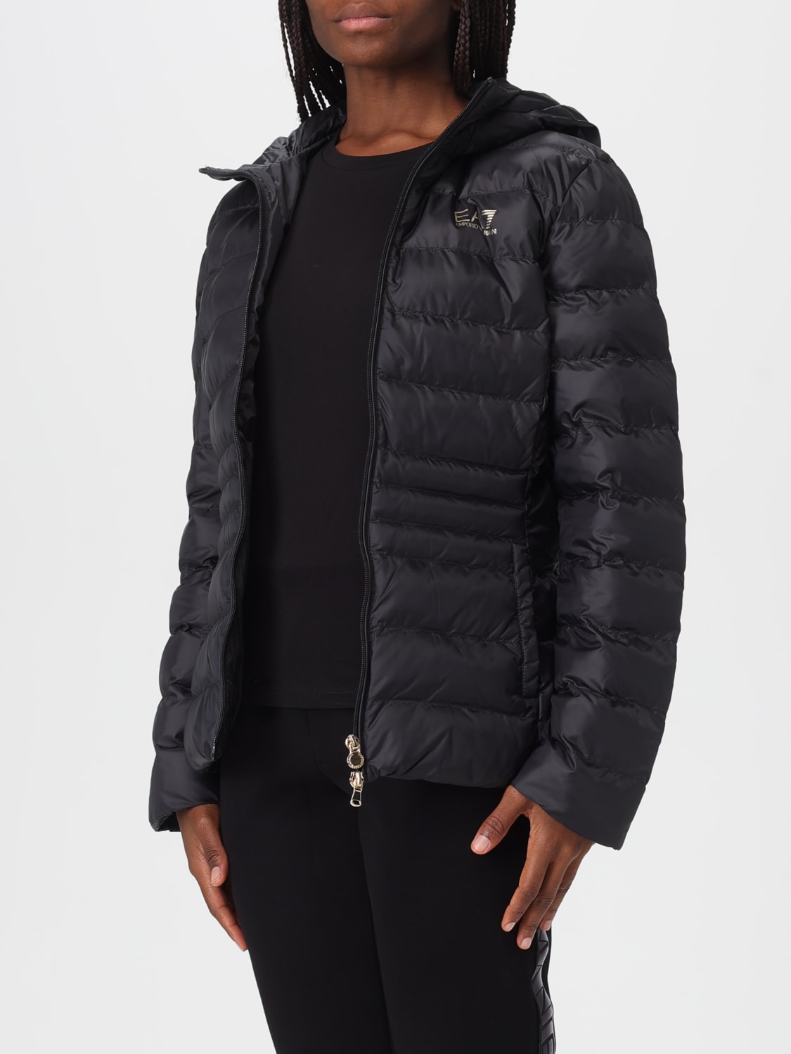 EA7 JACKET: Jacket woman Ea7, Black - Img 3