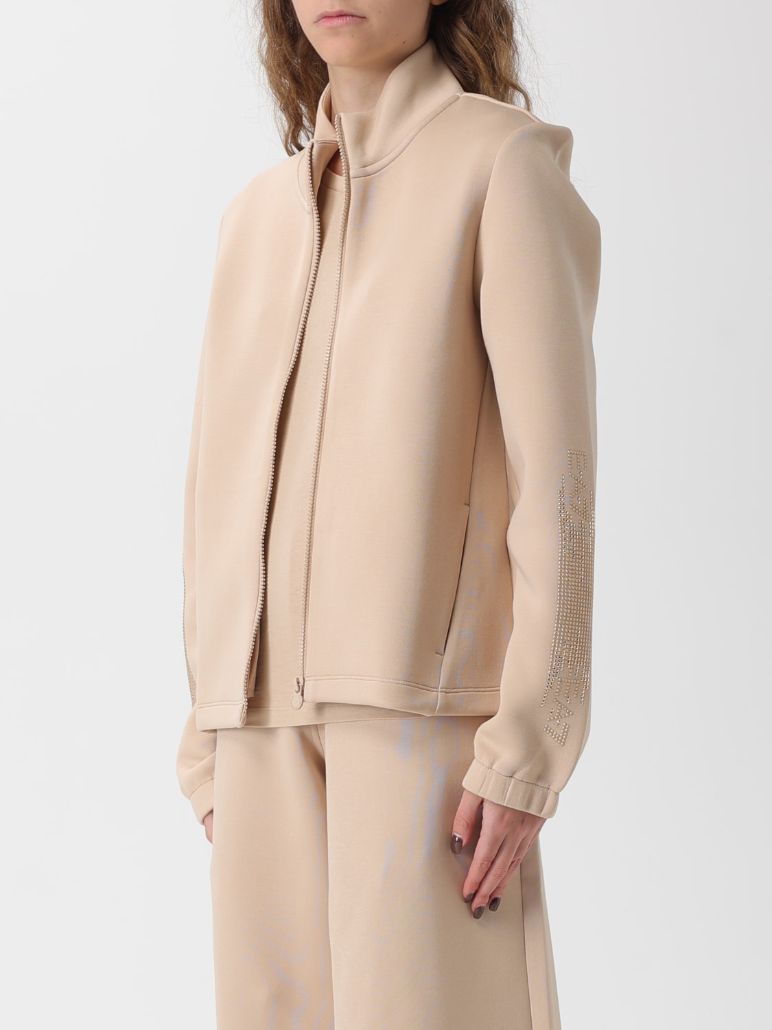 EA7 SWEATSHIRT: Pullover damen Ea7, Beige - Img 3