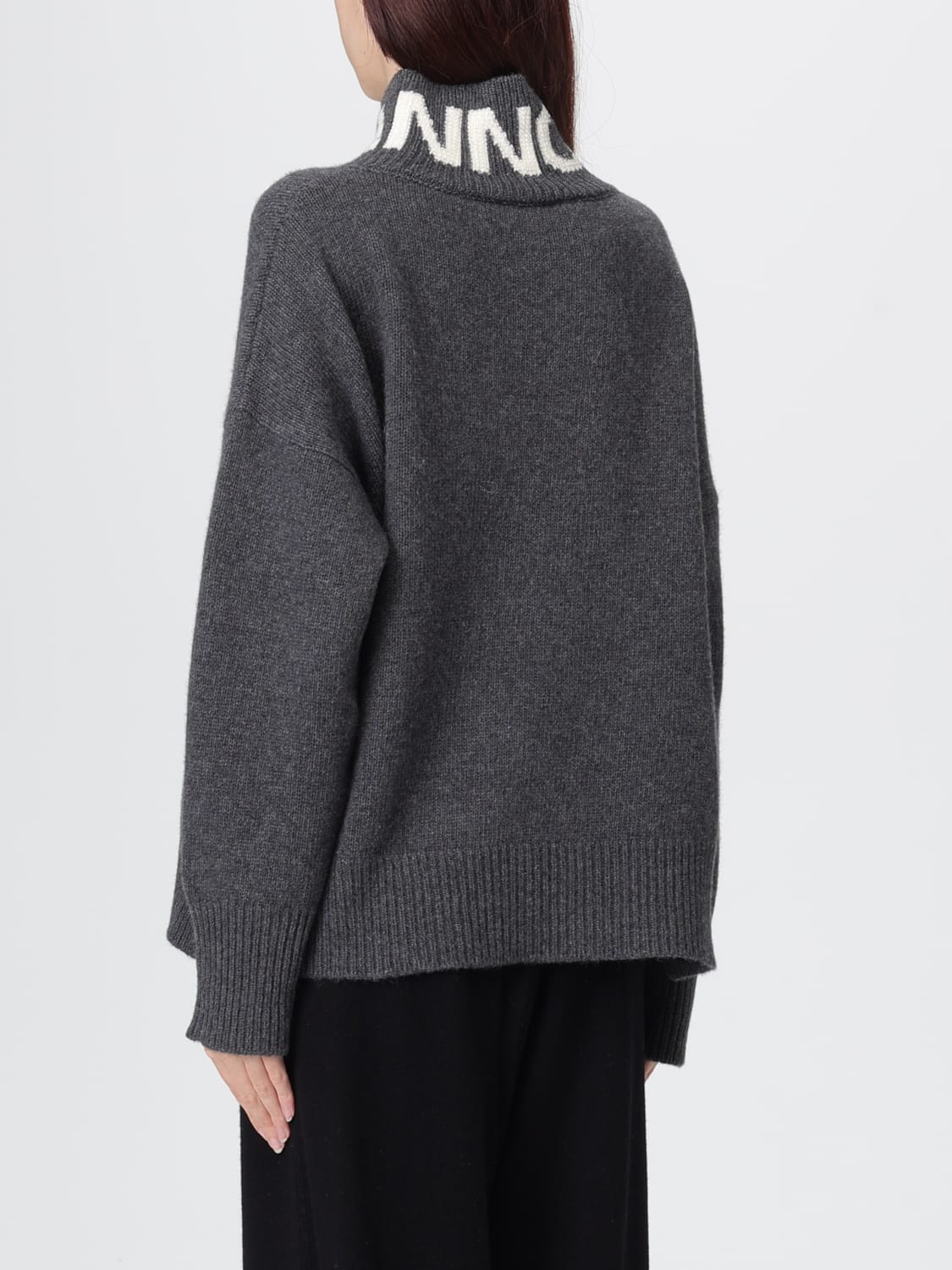 ERMANNO FIRENZE SWEATER: Sweater woman Ermanno Firenze, Charcoal - Img 2