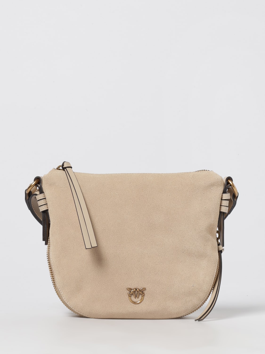 PINKO CROSSBODY BAG: Shoulder bag woman Pinko, Beige - Img 1