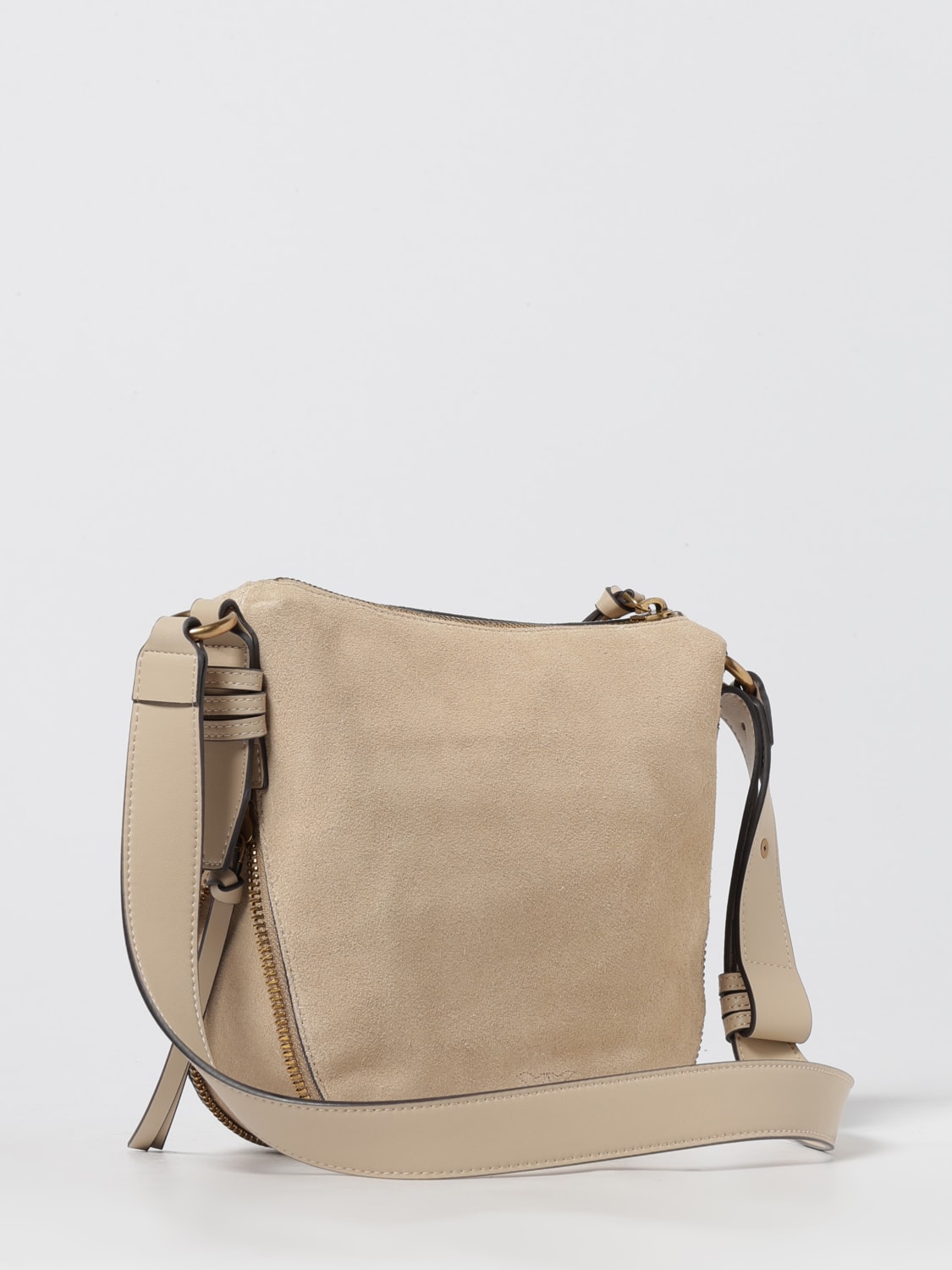 PINKO CROSSBODY BAG: Shoulder bag woman Pinko, Beige - Img 2