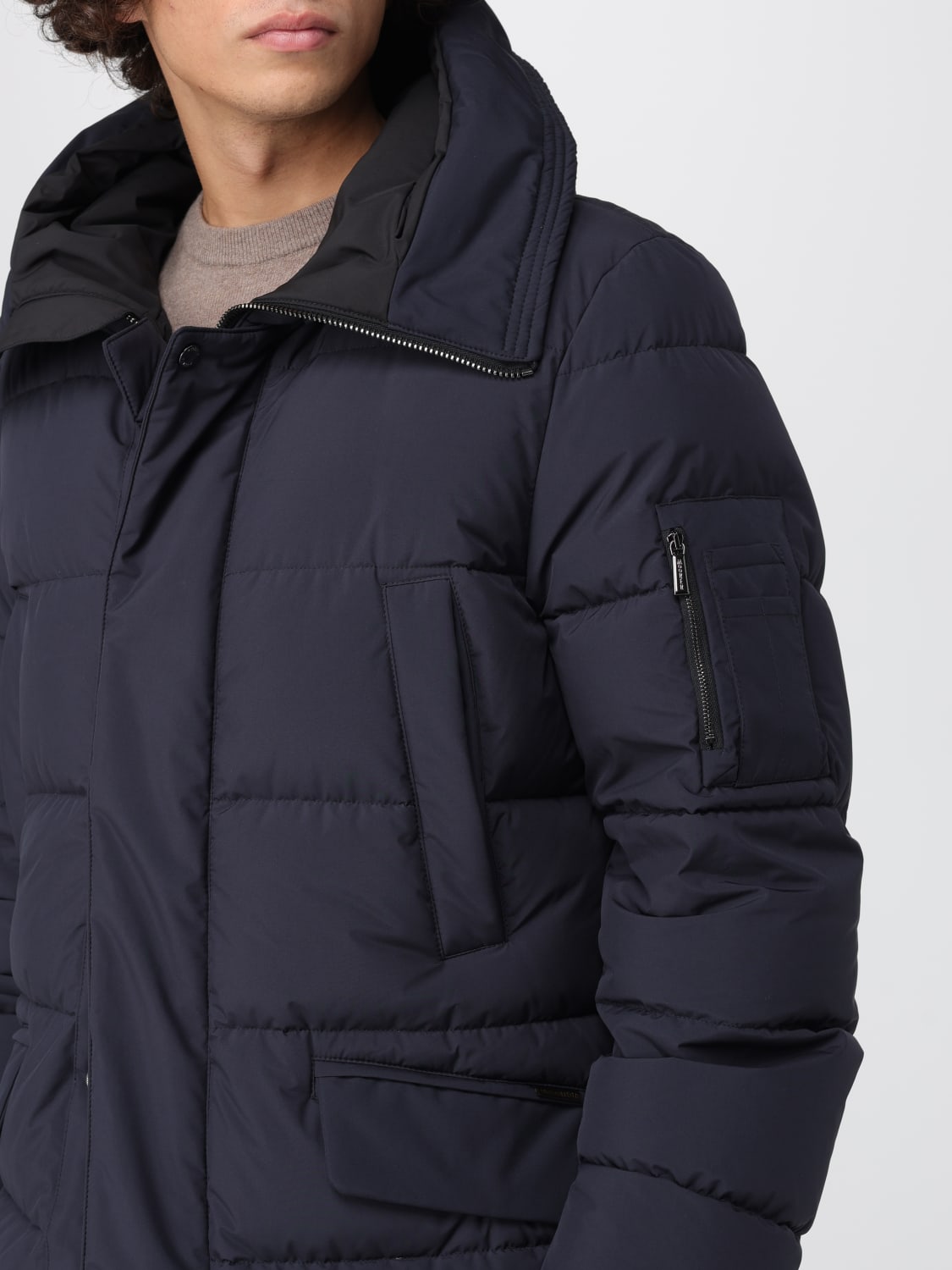 MOORER JACKET: Jacket men Moorer, Blue - Img 4