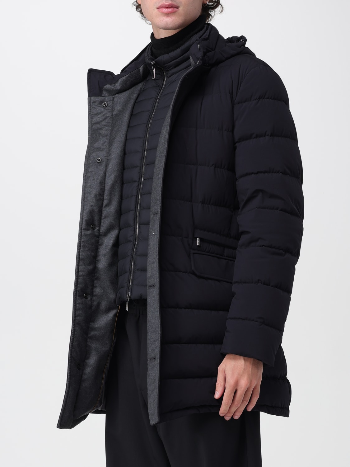 MOORER JACKET: Jacket men Moorer, Blue - Img 3