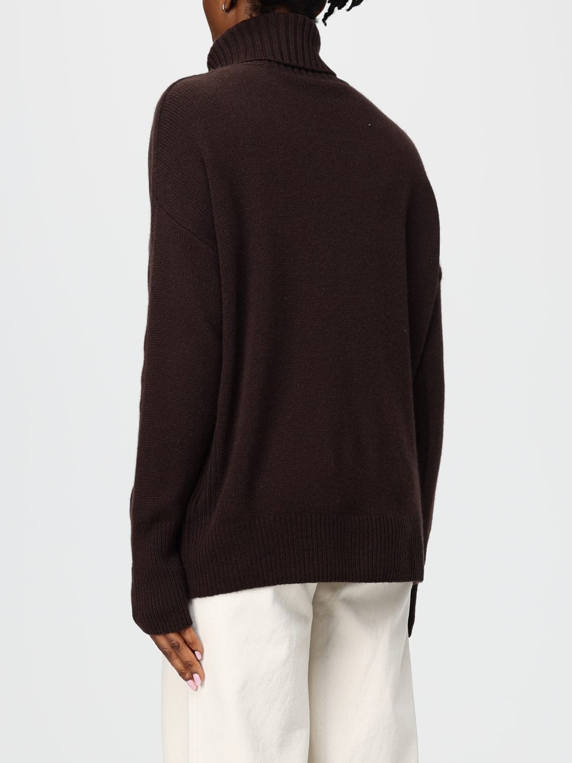 ALLUDE JERSEY: Jersey mujer Allude, Marrón - Img 2