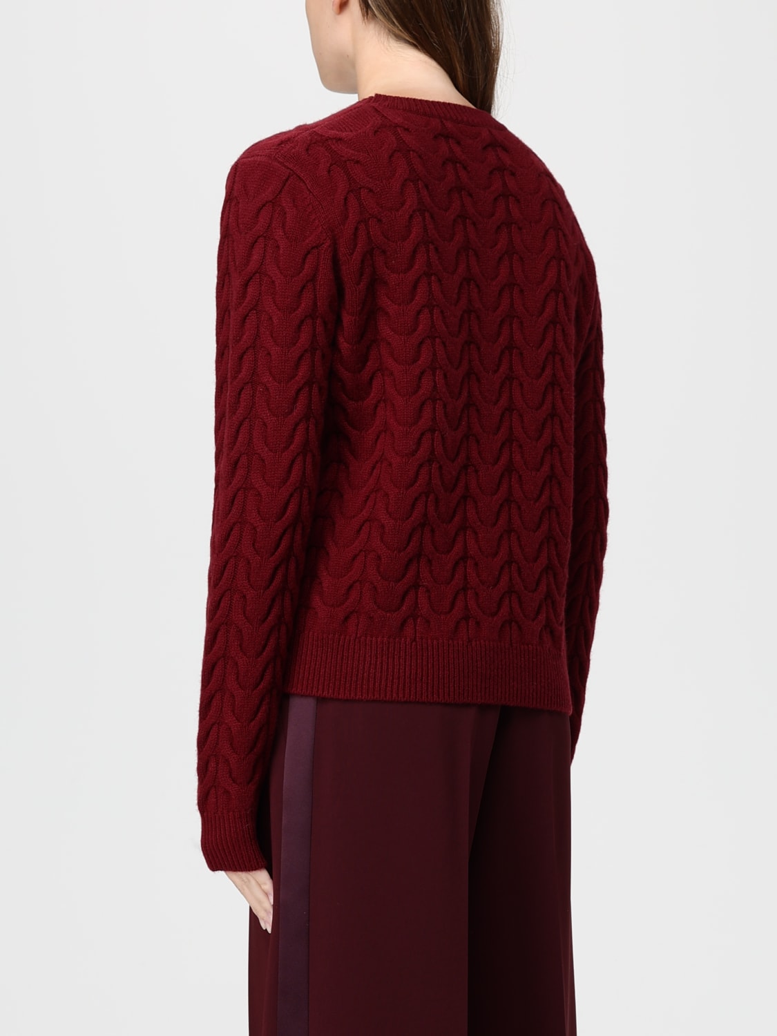 MAX MARA JERSEY: Sudadera mujer Max Mara, Rojo - Img 3