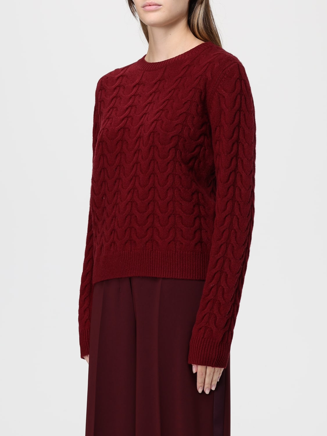 MAX MARA JERSEY: Sudadera mujer Max Mara, Rojo - Img 4