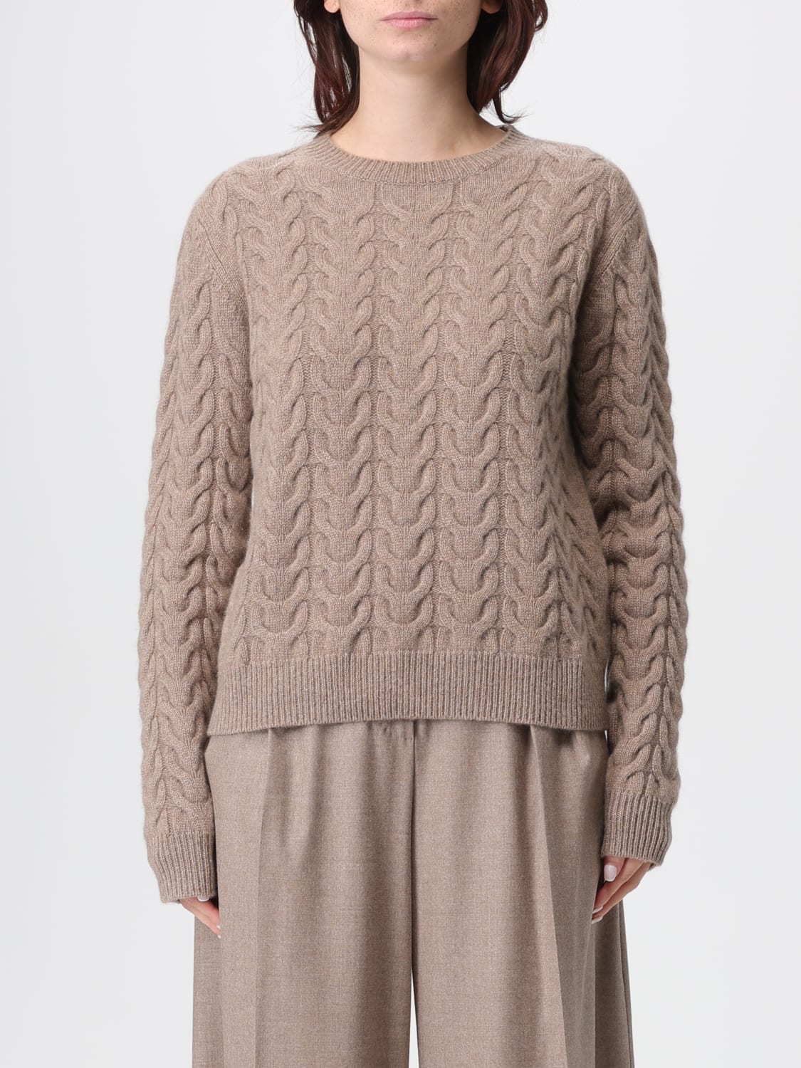 MAX MARA JERSEY: Sudadera mujer Max Mara, Beige - Img 1