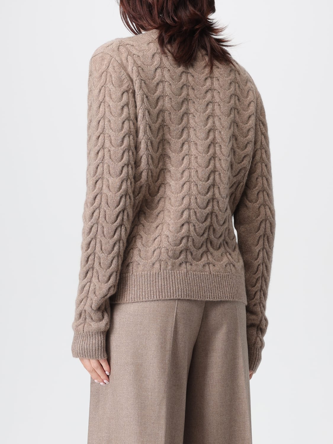 MAX MARA JERSEY: Sudadera mujer Max Mara, Beige - Img 3