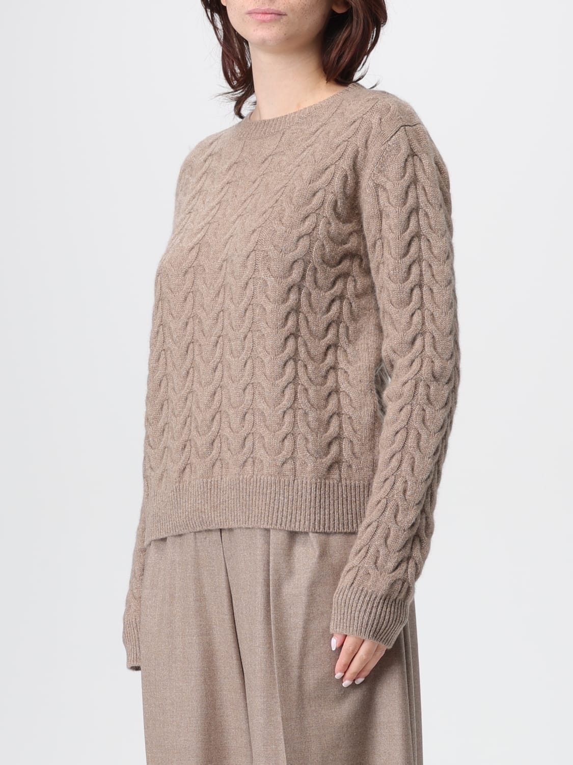 MAX MARA JERSEY: Sudadera mujer Max Mara, Beige - Img 4