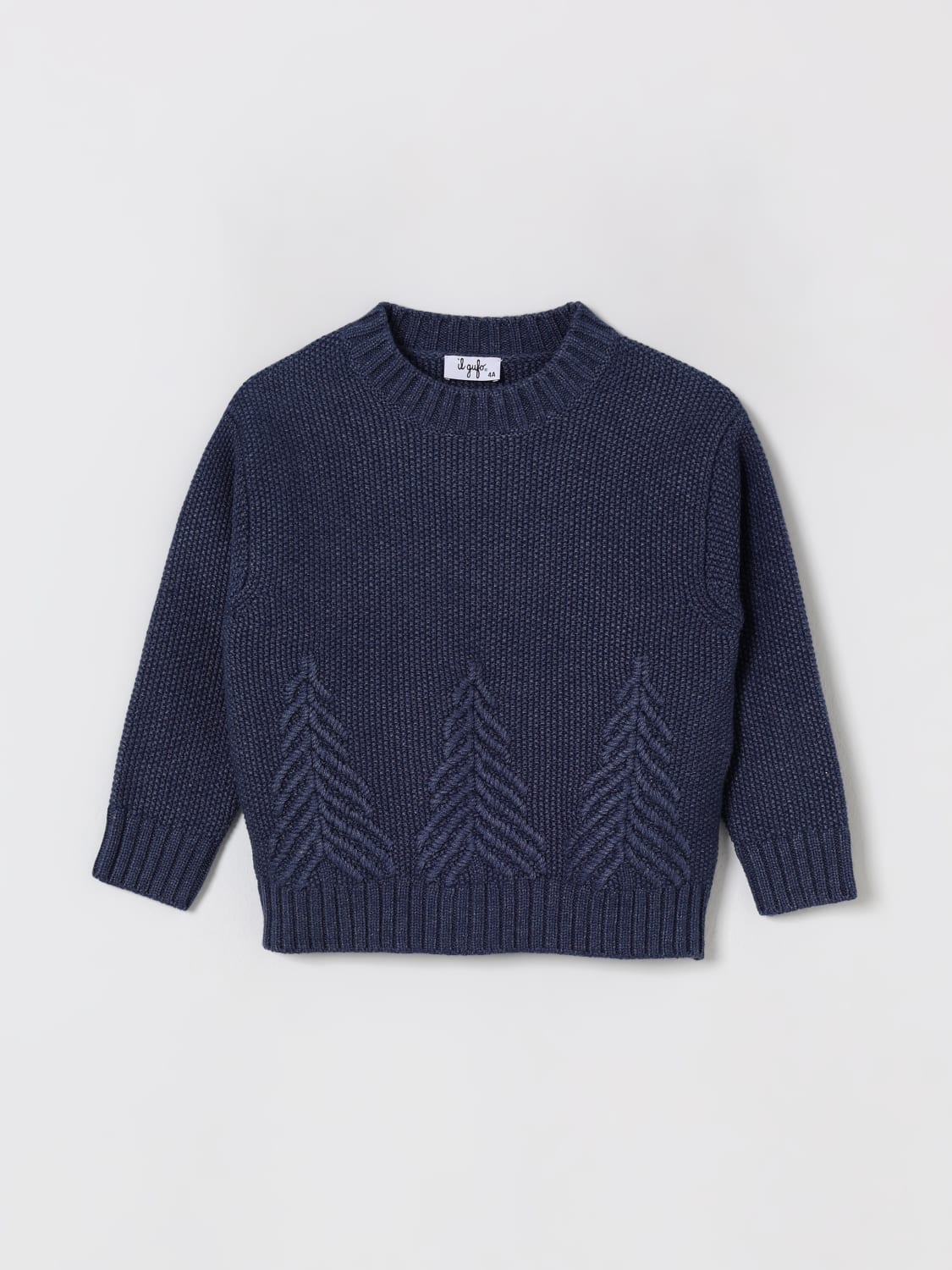 IL GUFO JERSEY: Jersey niños Il Gufo, Azul Oscuro - Img 1