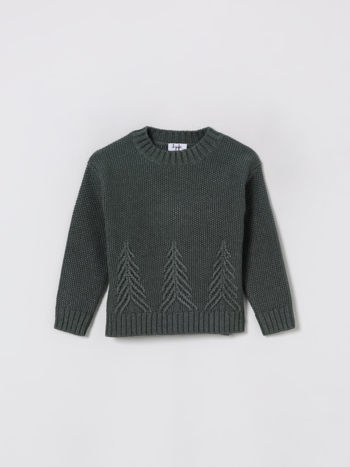 IL GUFO PULLOVER: Pullover kinder Il Gufo, Grün - Img 1