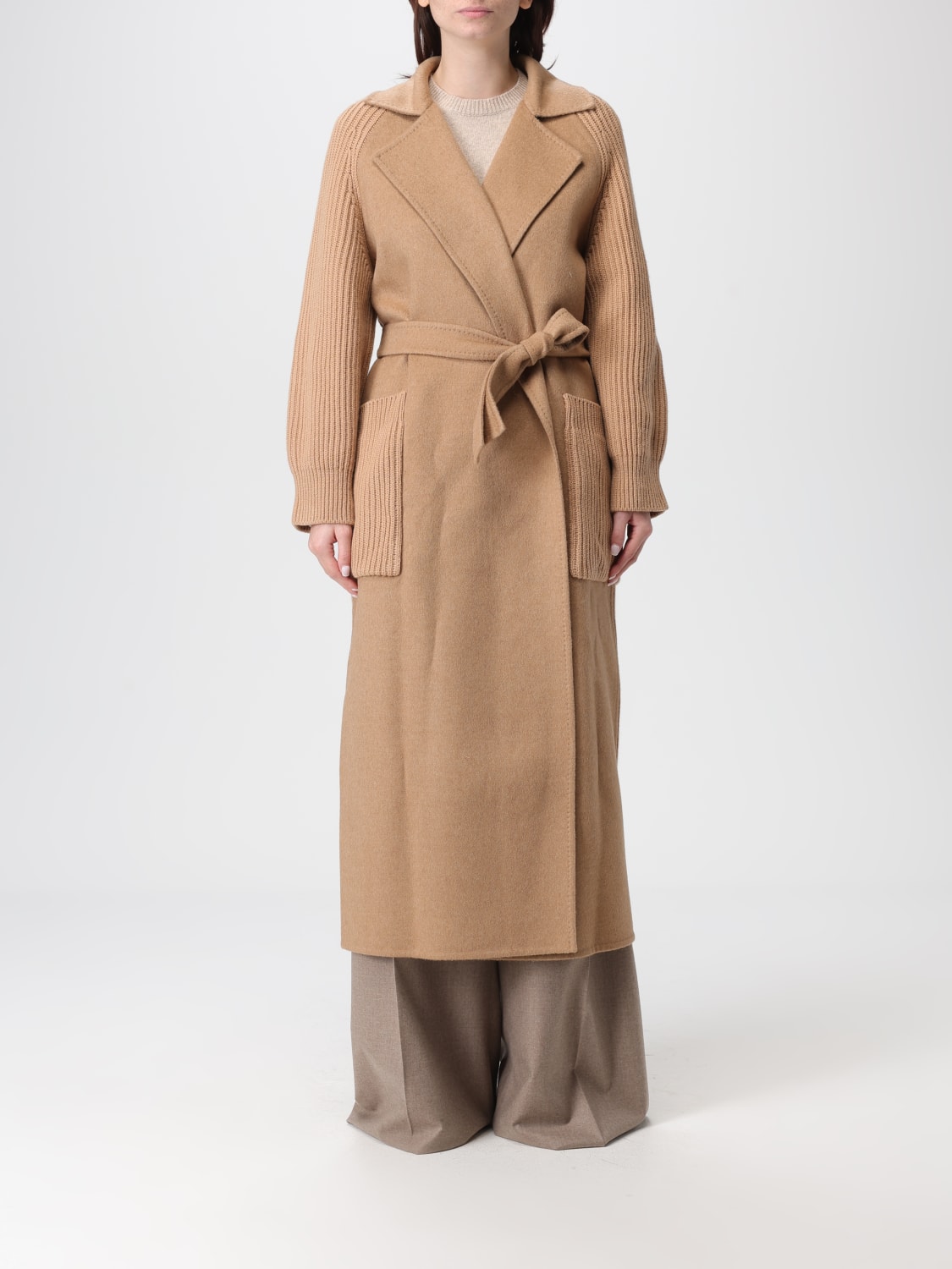 MAX MARA CAPPOTTO: Cappotto Max Mara in lana, Beige - Img 1