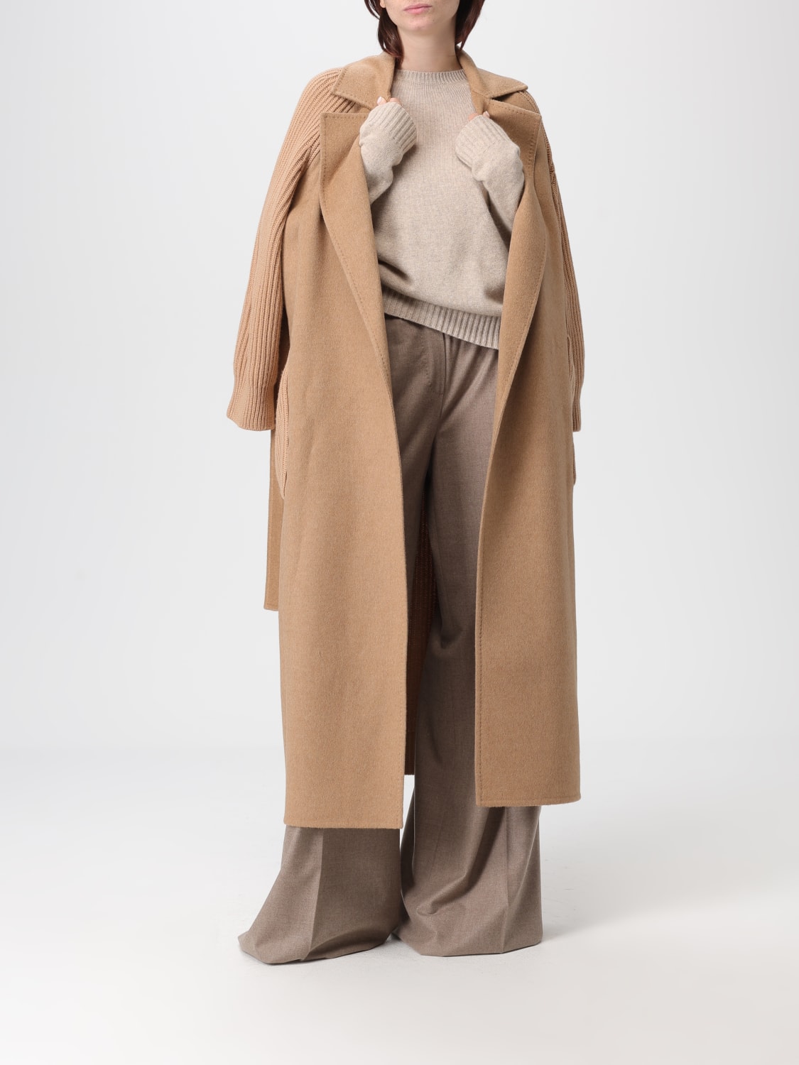 MAX MARA CAPPOTTO: Cappotto Max Mara in lana, Beige - Img 2
