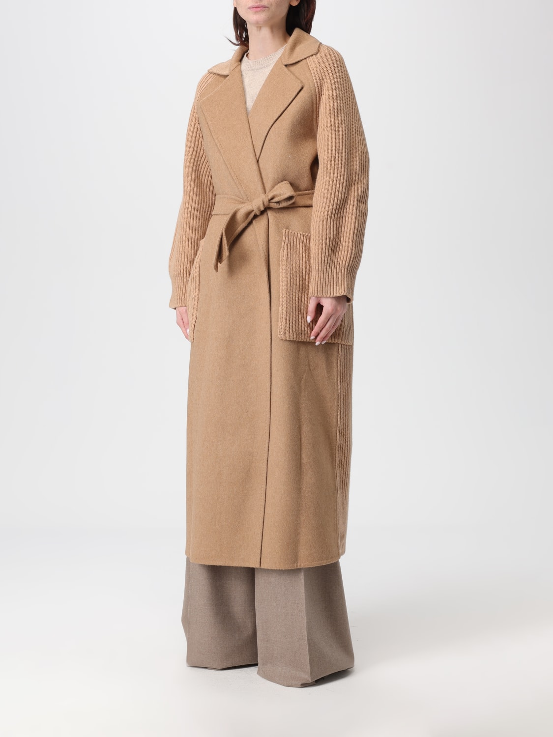 MAX MARA CAPPOTTO: Cappotto Max Mara in lana, Beige - Img 4