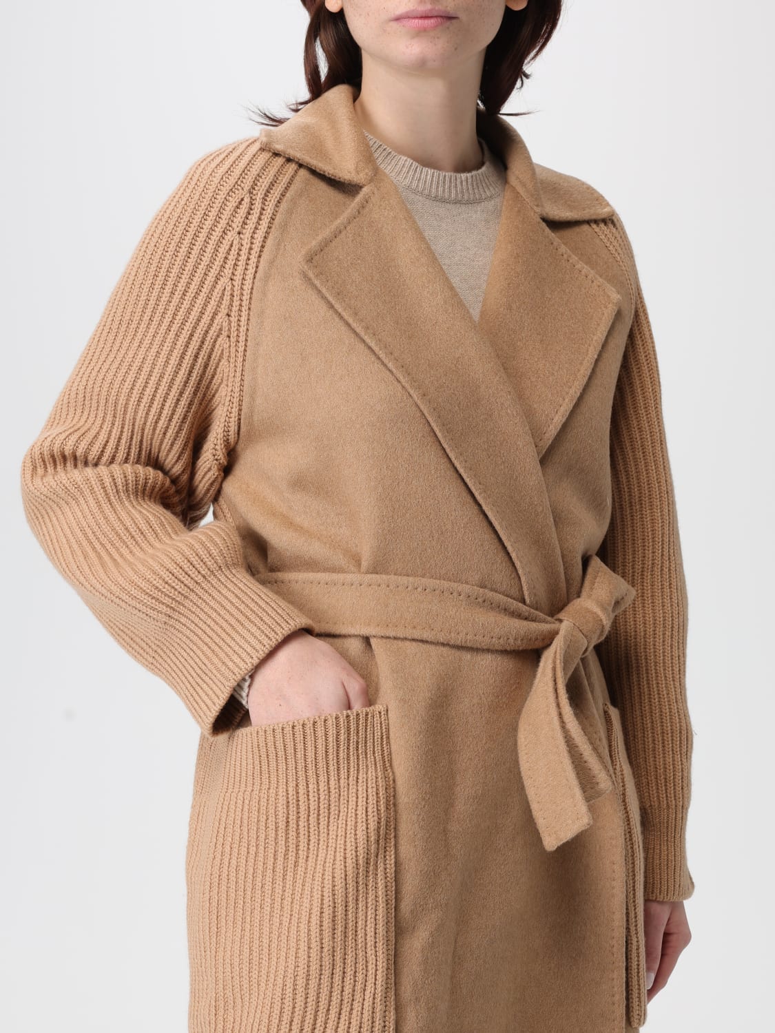 MAX MARA CAPPOTTO: Cappotto Max Mara in lana, Beige - Img 5