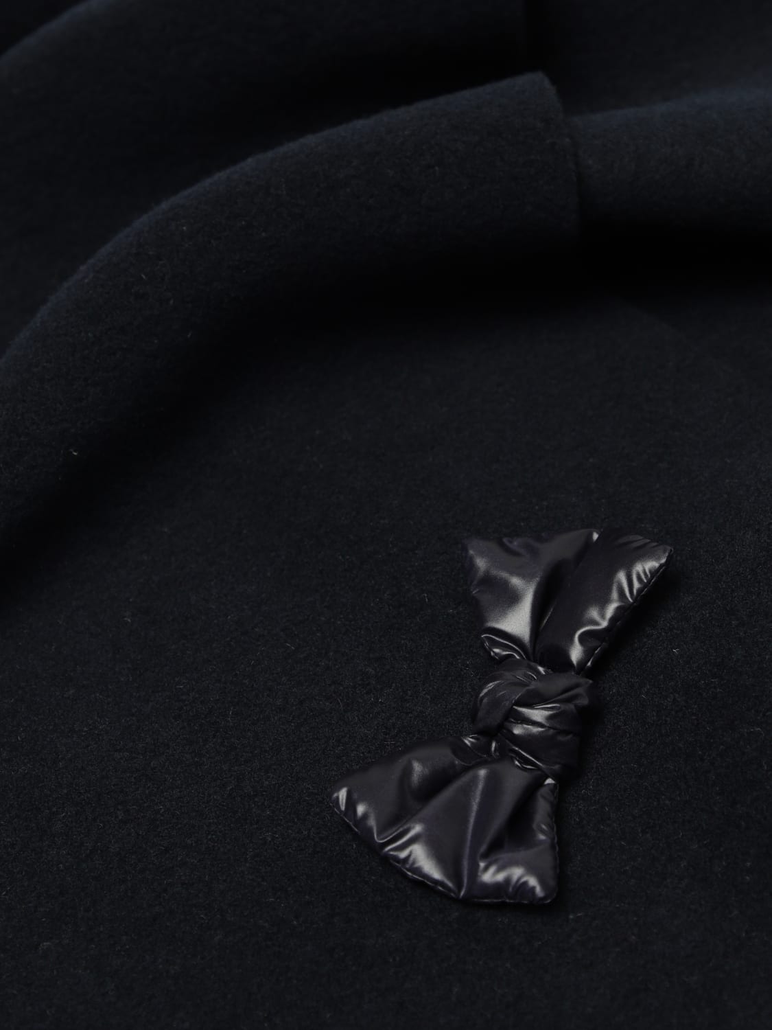 IL GUFO SCIARPA: Sciarpa Il Gufo in misto viscosa con fiocco , Blue - Img 3