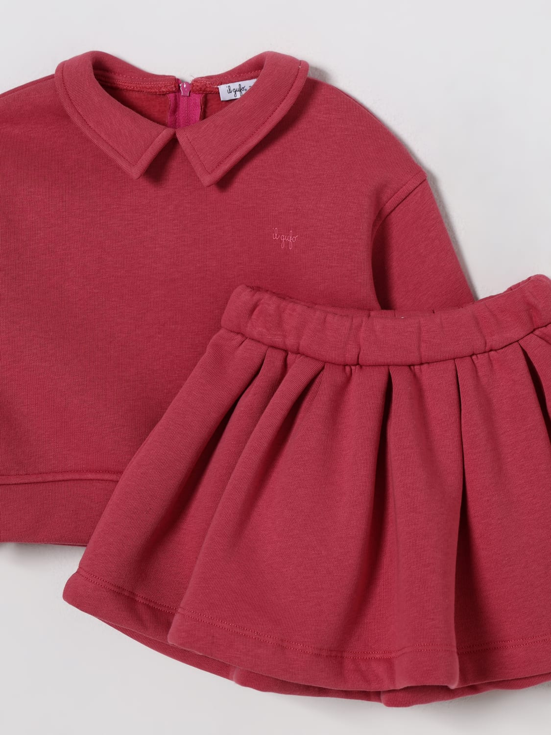 IL GUFO CONJUNTO: Vestido niños Il Gufo, Rosa - Img 3