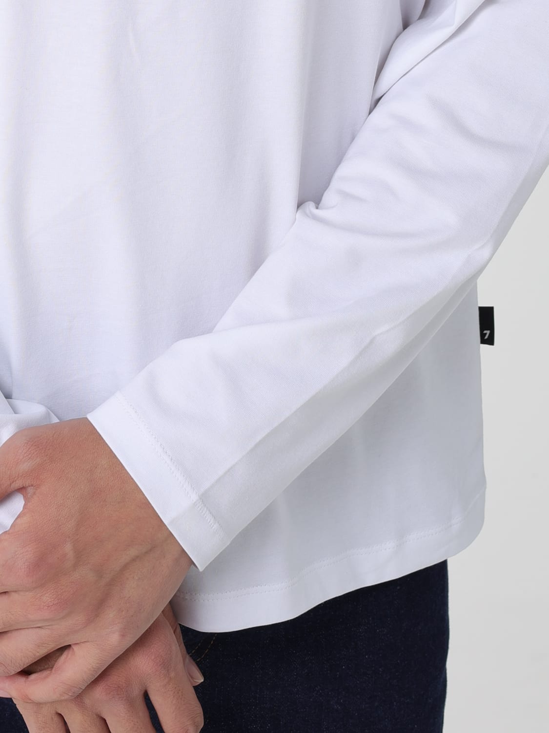 7 FOR ALL MANKIND T-SHIRT: T-shirt herren 7 For All Mankind, Weiß - Img 3