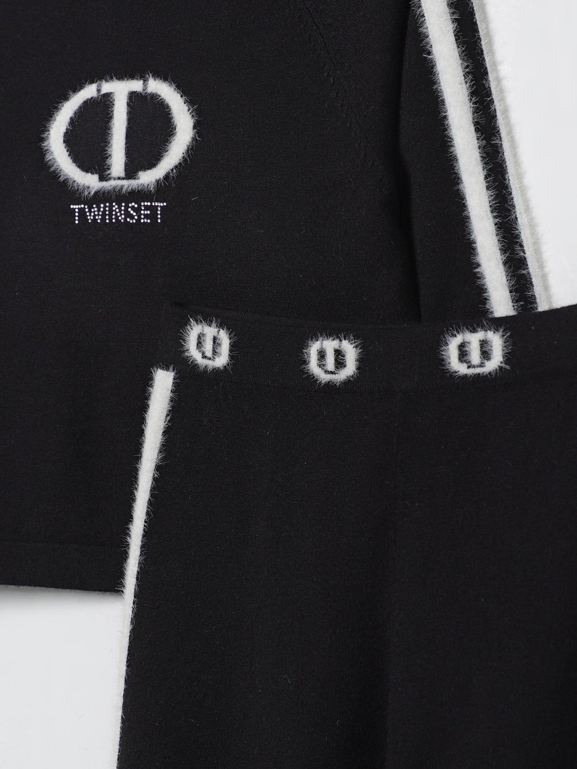 TWINSET CO-ORD: Swimsuit kids Twinset, Black - Img 3