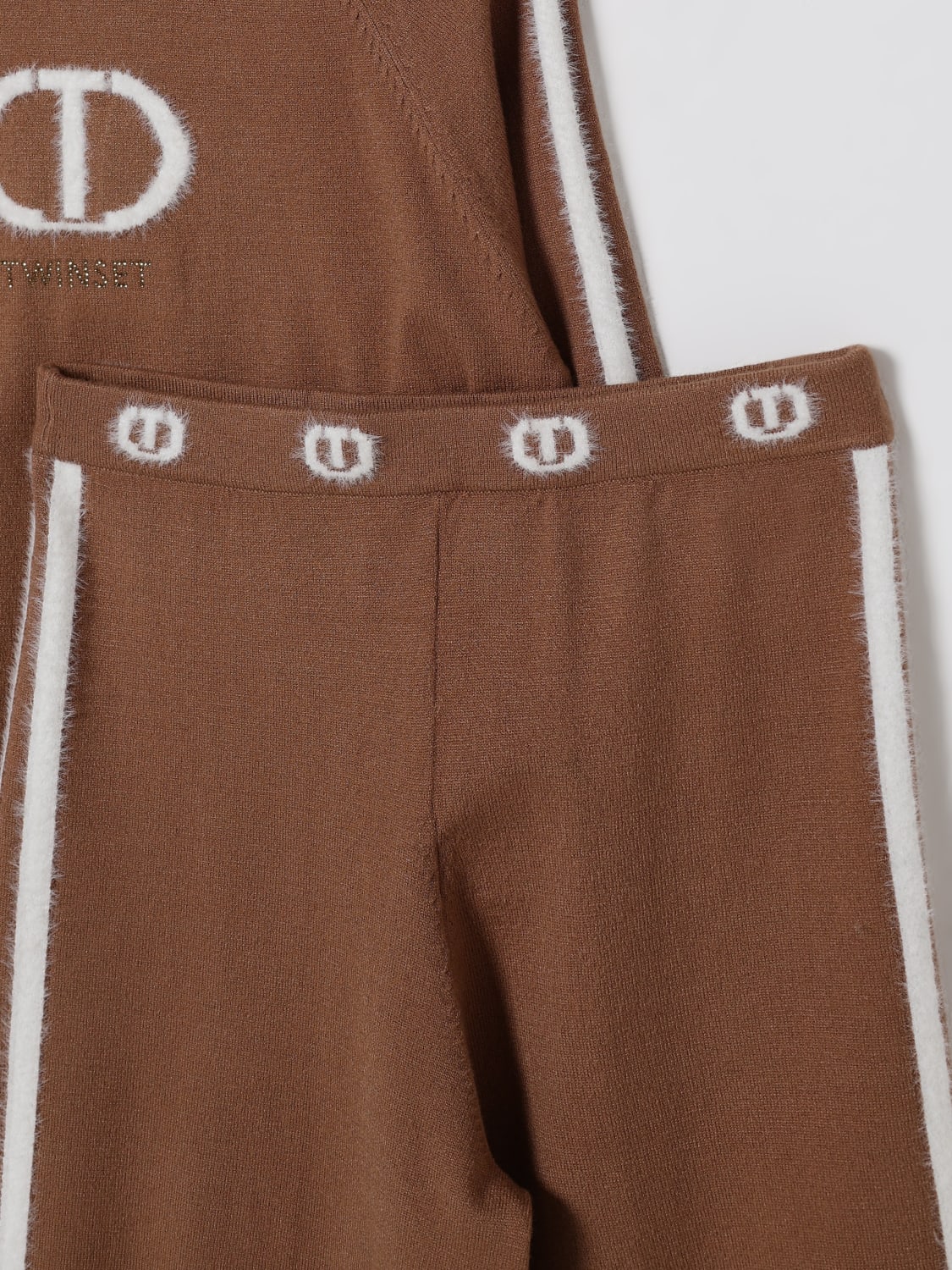 TWINSET CO-ORD: Swimsuit kids Twinset, Camel - Img 3