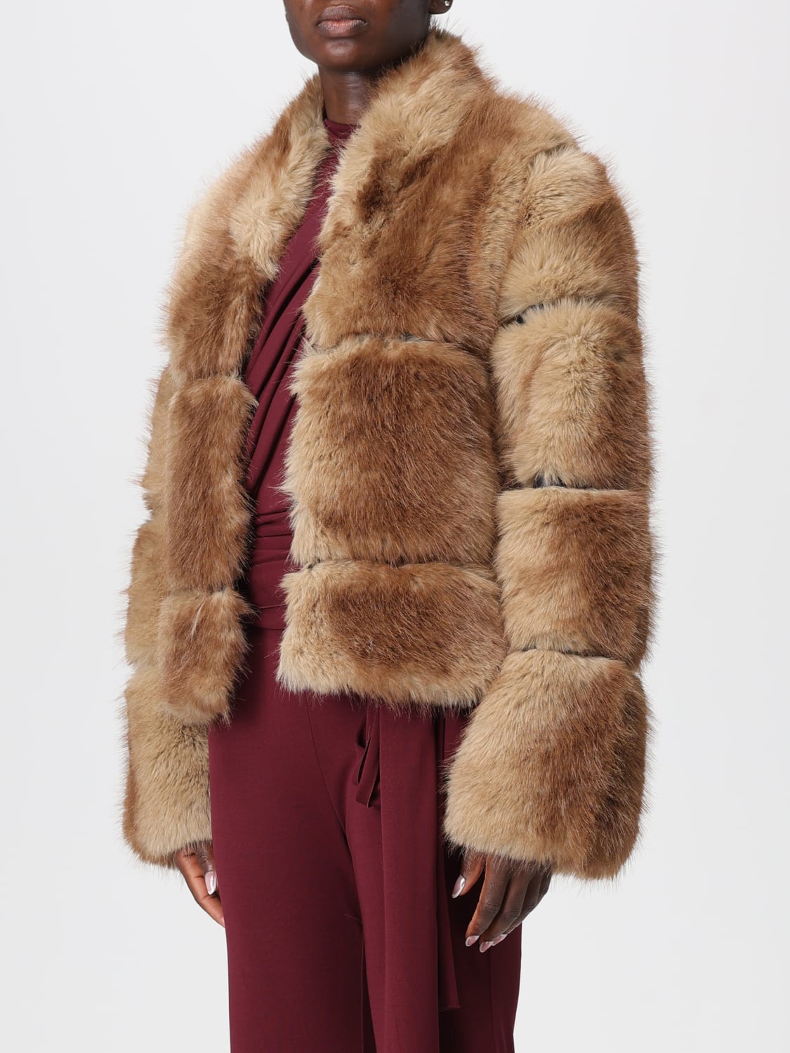 APPARIS FOURRURE: Fourrure femme Apparis, Beige - Img 3