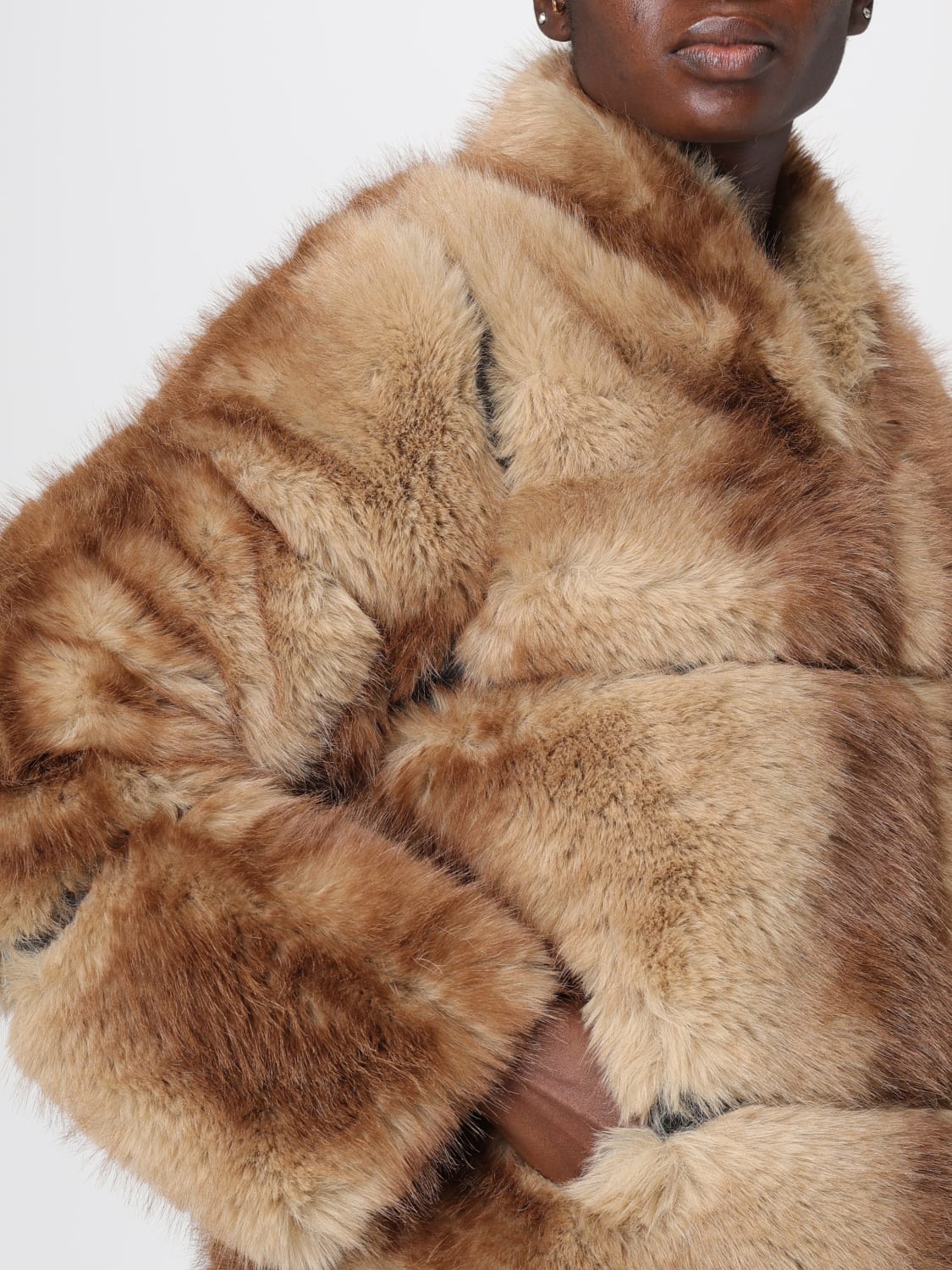 APPARIS FOURRURE: Fourrure femme Apparis, Beige - Img 4