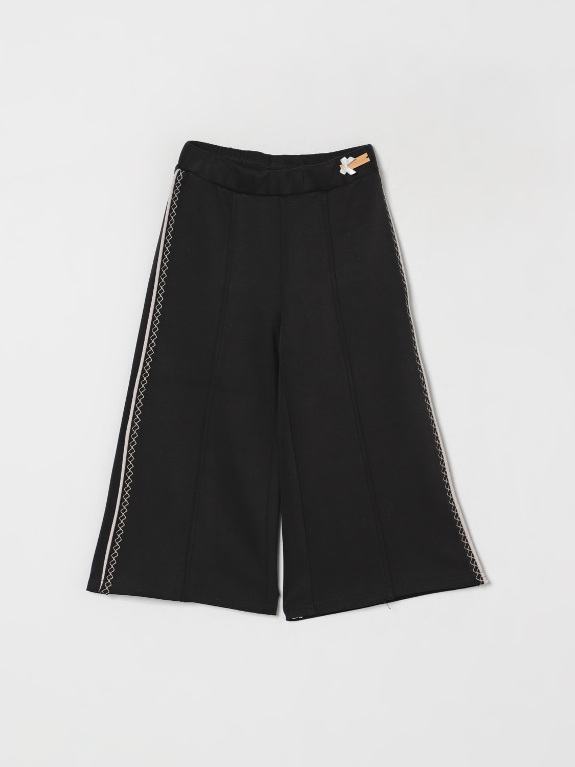 MONNALISA PANTS: Pants kids Monnalisa, Black - Img 1
