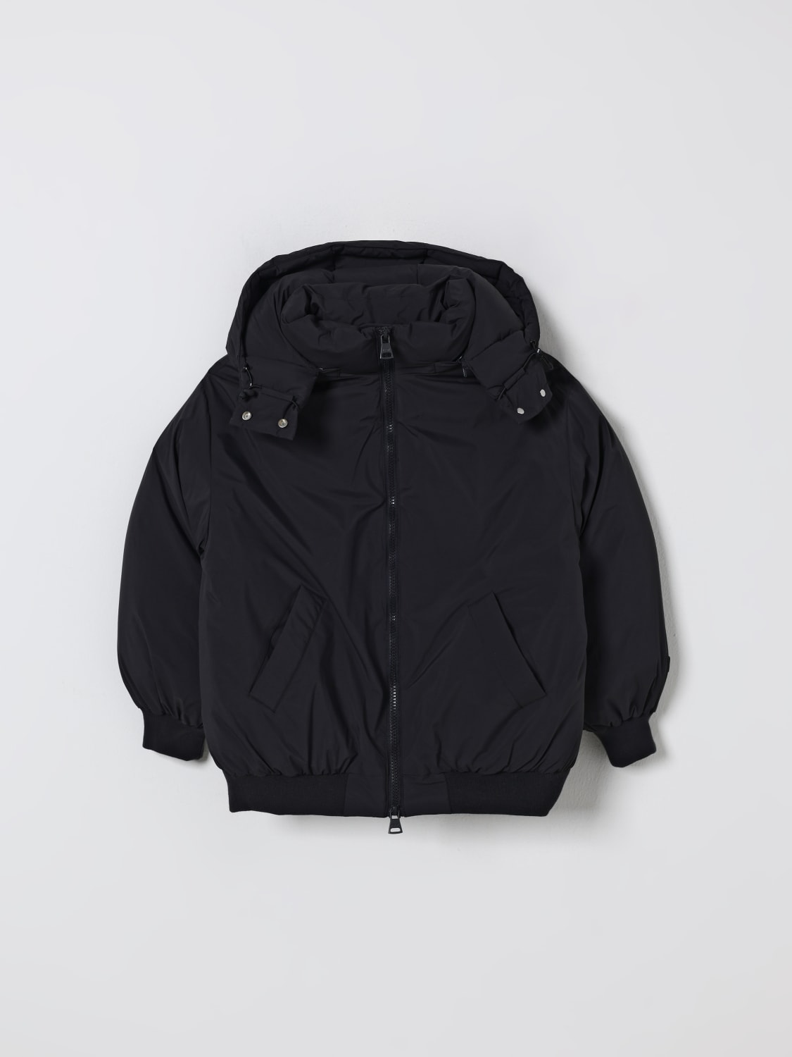 MSGM KIDS JACKET: Coat kids MSGM Kids, Black - Img 1