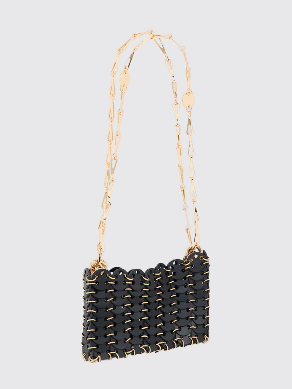 RABANNE MINI BAG: Shoulder bag woman Rabanne, Black - Img 2