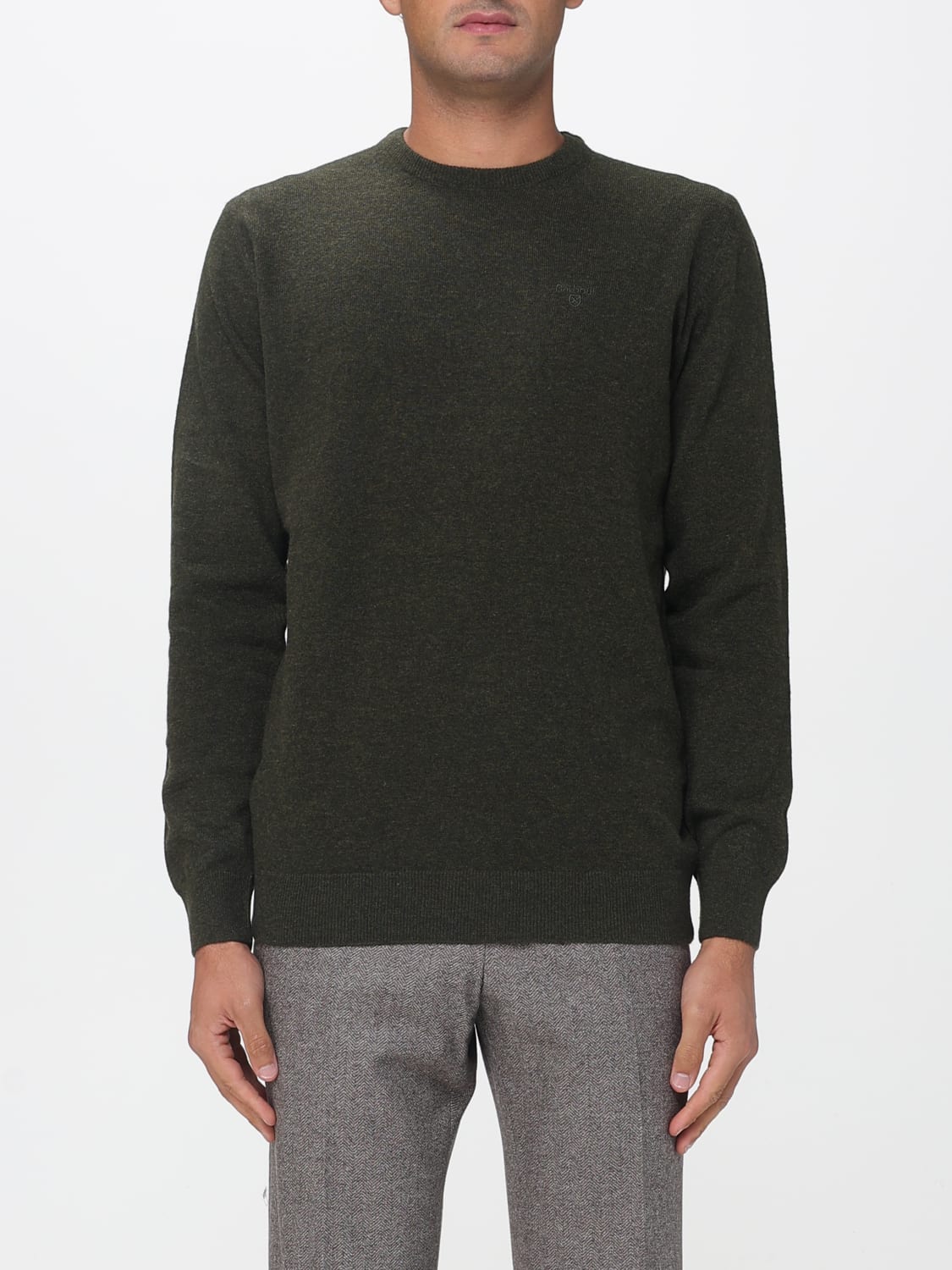 BARBOUR SWEATER: Sweater men Barbour, Green - Img 1