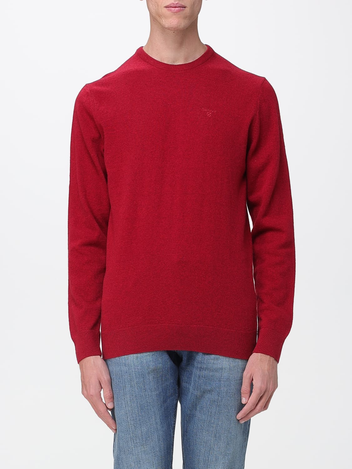 BARBOUR SWEATER: Sweater men Barbour, Red - Img 1