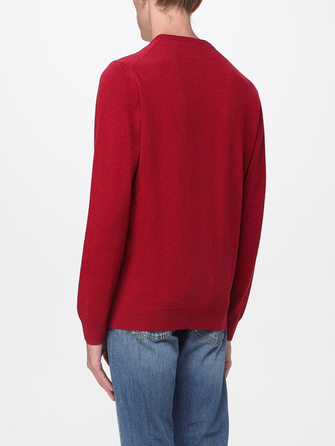 BARBOUR SWEATER: Sweater men Barbour, Red - Img 2